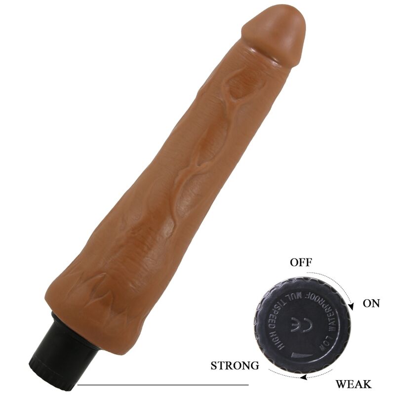 Fun Toys-Alfredo Vibrator Realist 21.5 cm -o- 4 cm-TPR — PRETTY LOVE · Vibratori (imaginea 10)
