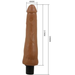 Fun Toys-Alfredo Vibrator Realist 21.5 cm -o- 4 cm-TPR — PRETTY LOVE · Vibratori (imaginea 8)