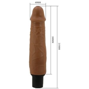 Fun Toys-Waldorf Vibrator Realist 18 cm -o- 4 cm-TPR — PRETTY LOVE · Vibratori (imaginea 4)