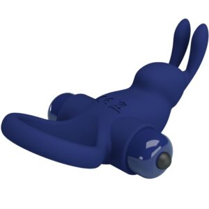 For Him-Anello Rabbit Jiro con Vibrazione, Blu-Silicone, 10 velocità 12 For Him-Anello Rabbit Jiro con Vibrazione, Blu-Silicone, 10 velocità — PRETTY LOVE · Anelli & Guaine per pene (imaginea 3)