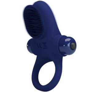 For Him-Palle Ring con vibrazione Blu-Silicone, 10 velocità 18 For Him-Palle Ring con vibrazione Blu-Silicone, 10 velocità — PRETTY LOVE · Anelli & Guaine per pene (imaginea 9)
