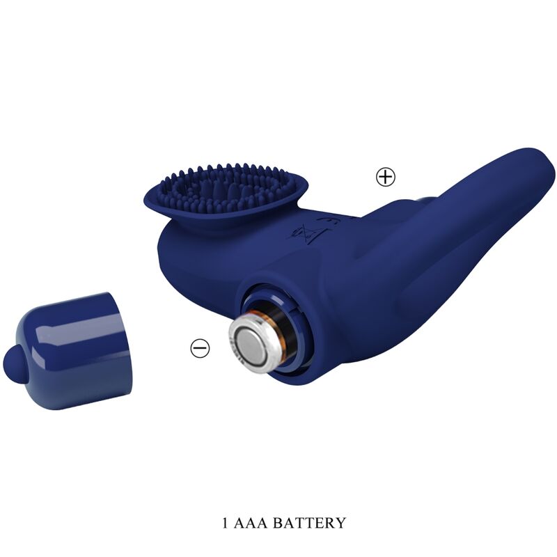 For Him-Palle Ring con vibrazione Blu-Silicone, 10 velocità 5 For Him-Palle Ring con vibrazione Blu-Silicone, 10 velocità — PRETTY LOVE · Anelli & Guaine per pene (imaginea 5)