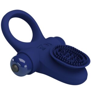 For Him-Palle Ring con vibrazione Blu-Silicone, 10 velocità 13 For Him-Palle Ring con vibrazione Blu-Silicone, 10 velocità — PRETTY LOVE · Anelli & Guaine per pene (imaginea 4)