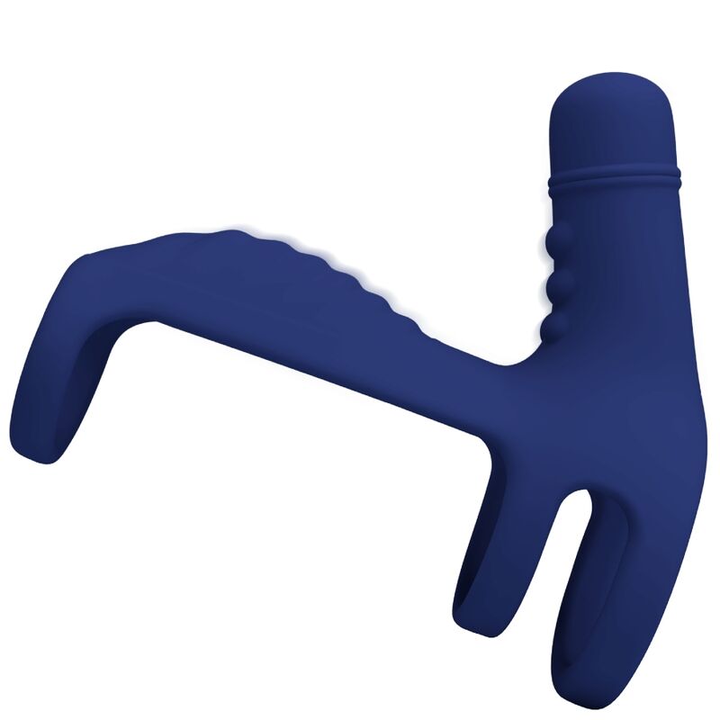 For Him-Elish Anello Vibratore con Estensione Blu-Silicone, 10 7 For Him-Elish Anello Vibratore con Estensione Blu-Silicone, 10 — PRETTY LOVE · Anelli & Guaine per pene (imaginea 7)