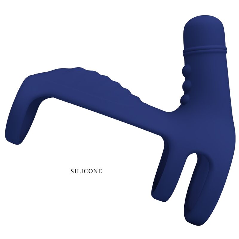 For Him-Elish Anello Vibratore con Estensione Blu-Silicone, 10 3 For Him-Elish Anello Vibratore con Estensione Blu-Silicone, 10 — PRETTY LOVE · Anelli & Guaine per pene (imaginea 3)