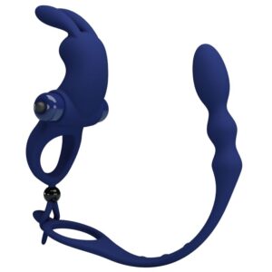 For Him-Pretty Love Anello vibratore coniglio con spina
