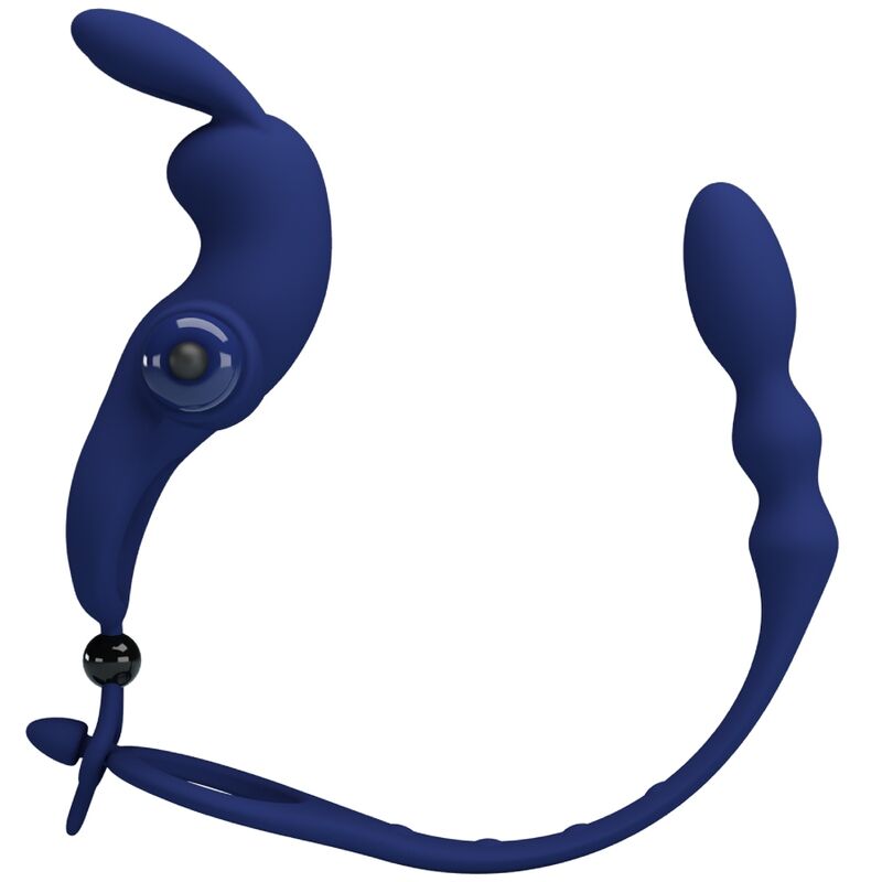 For Him-Pretty Love Anello vibratore coniglio con spina · Anelli & Guaine per pene (imaginea 5)