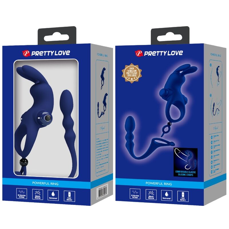 For Him-Pretty Love Anello vibratore coniglio con spina 2 For Him-Pretty Love Anello vibratore coniglio con spina · Anelli & Guaine per pene (imaginea 2)