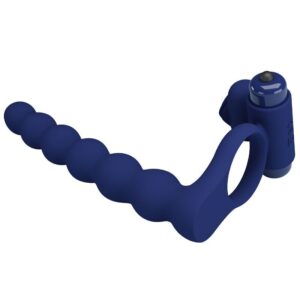 For Him-Ajmal Anello Vibratore con tappo Blu-Silicone, 10 velocità 17 For Him-Ajmal Anello Vibratore con tappo Blu-Silicone, 10 velocità — PRETTY LOVE · Anelli & Guaine per pene (imaginea 7)
