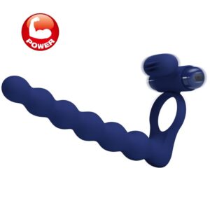 For Him-Ajmal Anello Vibratore con tappo Blu-Silicone, 10 velocità 14 For Him-Ajmal Anello Vibratore con tappo Blu-Silicone, 10 velocità — PRETTY LOVE · Anelli & Guaine per pene (imaginea 4)