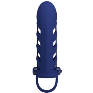 For Him-Altaf Vibrator Ring con Silicone Guaina, Blu-10 13 For Him-Altaf Vibrator Ring con Silicone Guaina, Blu-10 — PRETTY LOVE · Anelli & Guaine per pene (imaginea 3)