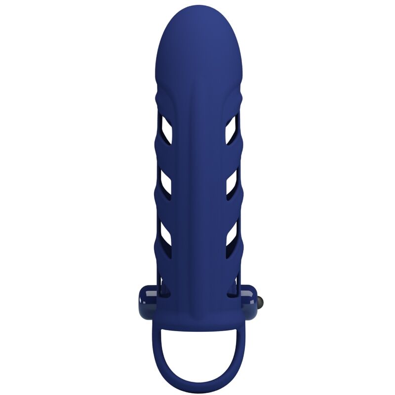 For Him-Altaf Vibrator Ring con Silicone Guaina, Blu-10 3 For Him-Altaf Vibrator Ring con Silicone Guaina, Blu-10 — PRETTY LOVE · Anelli & Guaine per pene (imaginea 3)
