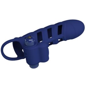 For Him-Altaf Vibrator Ring con Silicone Guaina, Blu-10 19 For Him-Altaf Vibrator Ring con Silicone Guaina, Blu-10 — PRETTY LOVE · Anelli & Guaine per pene (imaginea 9)