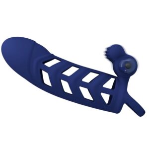For Him-Altaf Vibrator Ring con Silicone Guaina, Blu-10 15 For Him-Altaf Vibrator Ring con Silicone Guaina, Blu-10 — PRETTY LOVE · Anelli & Guaine per pene (imaginea 5)