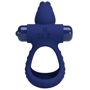 For Him-Luchito Anello Vibrante Doppio Rabbit Blu-Silicone, 10 18 For Him-Luchito Anello Vibrante Doppio Rabbit Blu-Silicone, 10 — PRETTY LOVE · Anelli & Guaine per pene (imaginea 8)