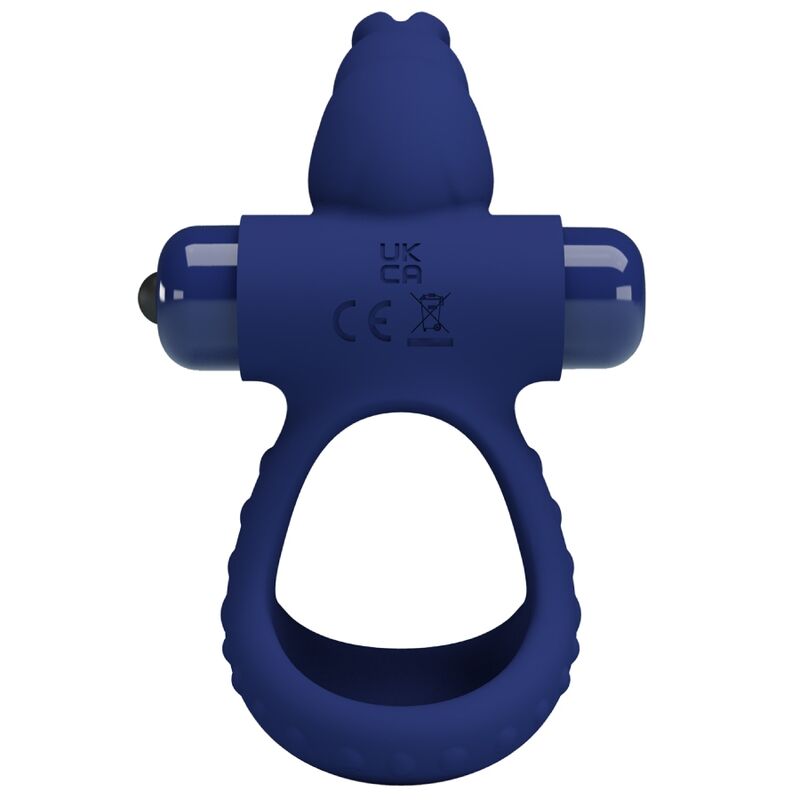 For Him-Luchito Anello Vibrante Doppio Rabbit Blu-Silicone, 10 8 For Him-Luchito Anello Vibrante Doppio Rabbit Blu-Silicone, 10 — PRETTY LOVE · Anelli & Guaine per pene (imaginea 8)