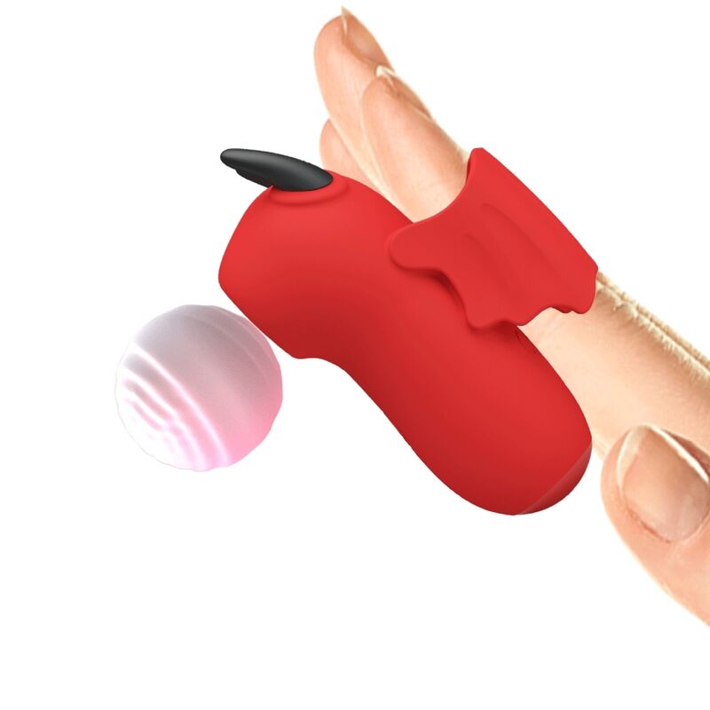 Fun Toys-Mini Divertimento Giocattoli Magico Devil Stimolatore-Silicone, 10 velocità — PRETTY LOVE · Vibratori (imaginea 10)