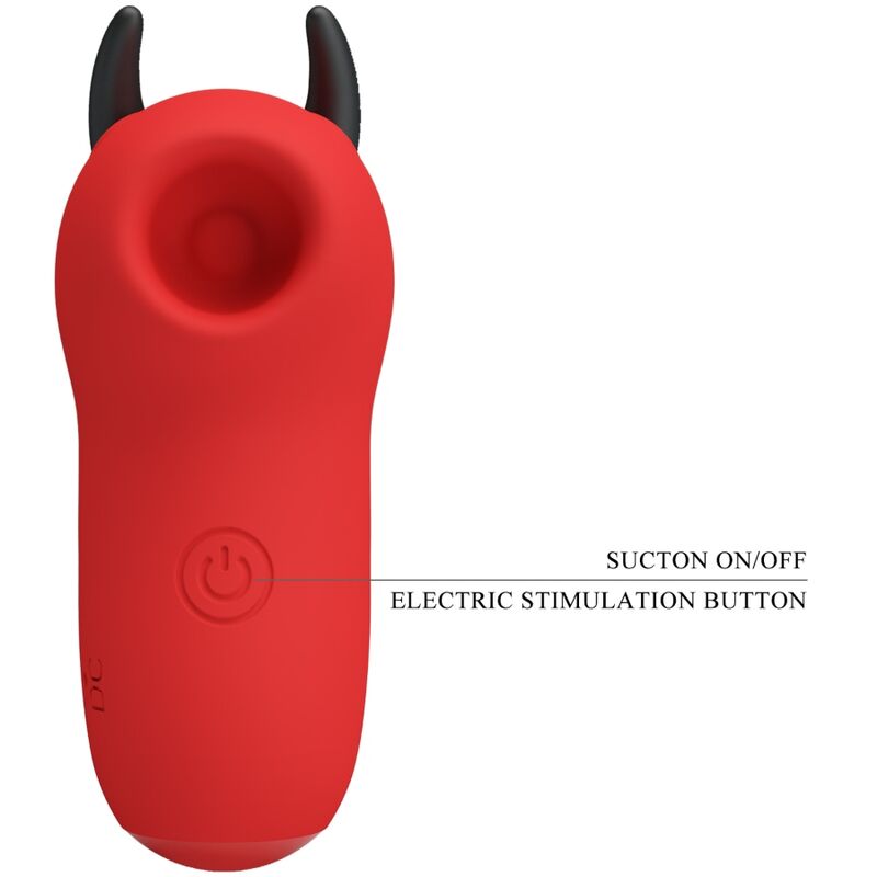 Fun Toys-Mini Divertimento Giocattoli Magico Devil Stimolatore-Silicone, 10 velocità — PRETTY LOVE · Vibratori (imaginea 6)