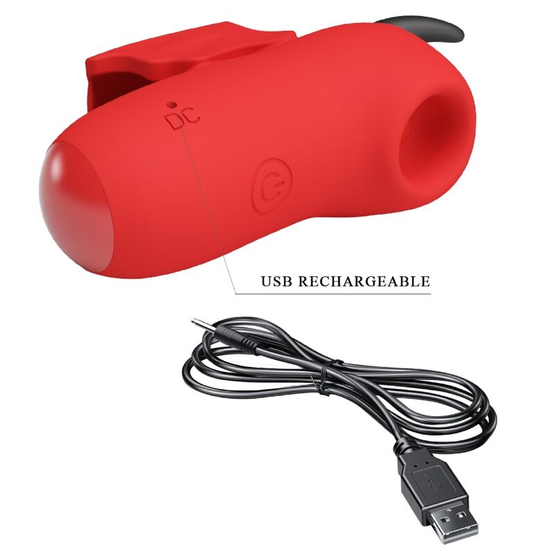 Fun Toys-Mini Divertimento Giocattoli Magico Devil Stimolatore-Silicone, 10 velocità — PRETTY LOVE · Vibratori (imaginea 4)