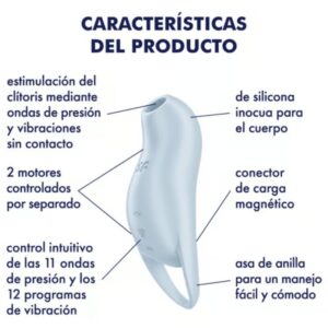Satisfyer Air Pulse-Pocket Pro 1 Stimolatore per Clitoride · Vibratori (immagine 5)