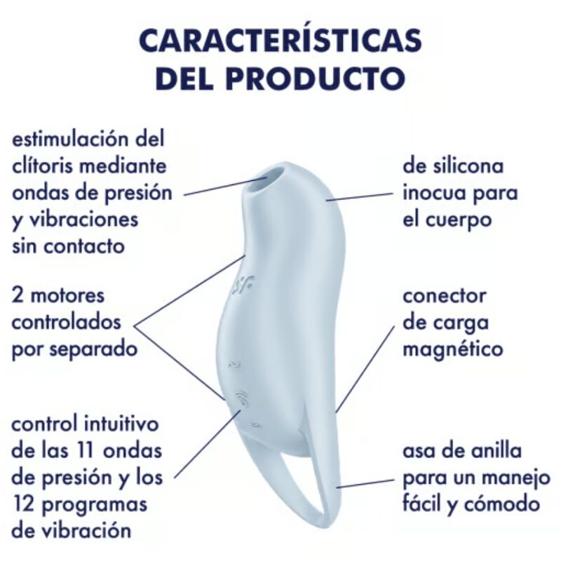 Satisfyer Air Pulse-Pocket Pro 1 Stimolatore per Clitoride · Vibratori (immagine 5)