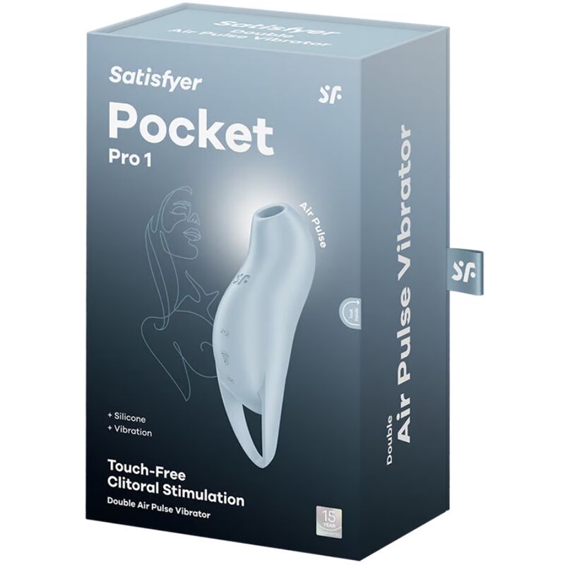Satisfyer Air Pulse-Pocket Pro 1 Stimolatore per Clitoride · Vibratori (immagine 3)