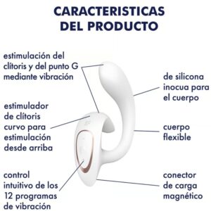 Satisfyer-G for Goddess 1 Rabbit Vibrator Silicone, 12 velocità · Vibratori (imaginea 4)