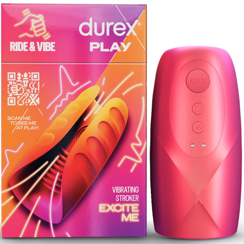 Durex Toys-Ride & Vibe Vibratore Masturbatore Usb 1 Durex Toys-Ride & Vibe Vibratore Masturbatore Usb · Masturbatori