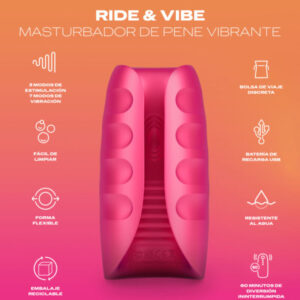 Durex Toys-Ride & Vibe Vibratore Masturbatore Usb 6 Durex Toys-Ride & Vibe Vibratore Masturbatore Usb · Masturbatori (imaginea 2)