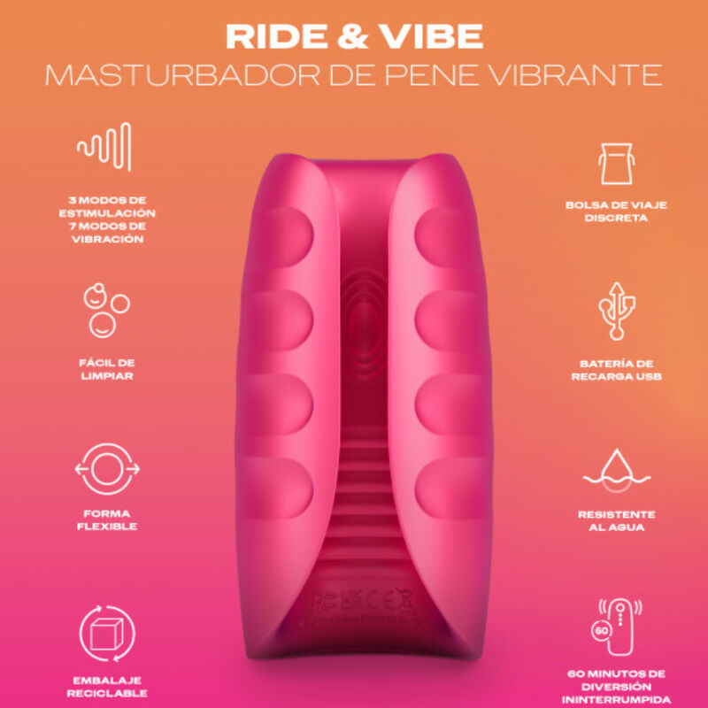 Durex Toys-Ride & Vibe Vibratore Masturbatore Usb 2 Durex Toys-Ride & Vibe Vibratore Masturbatore Usb · Masturbatori (imaginea 2)