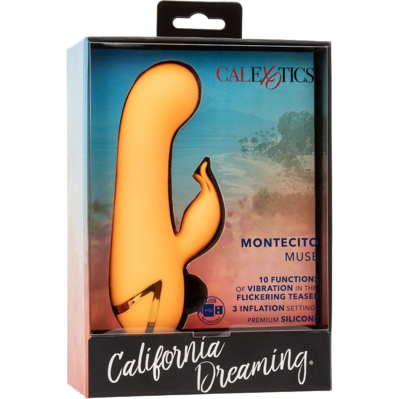 Calexotics-Montecito Muse Vibratore Rabbit Arancione California · Vibratori (immagine 10)