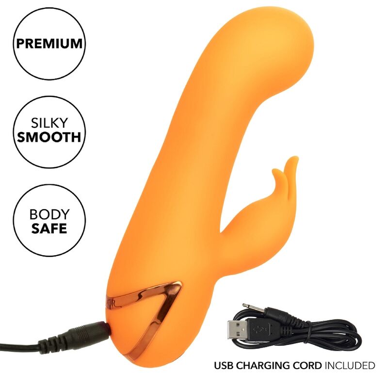Calexotics-Montecito Muse Vibratore Rabbit Arancione California · Vibratori (immagine 9)