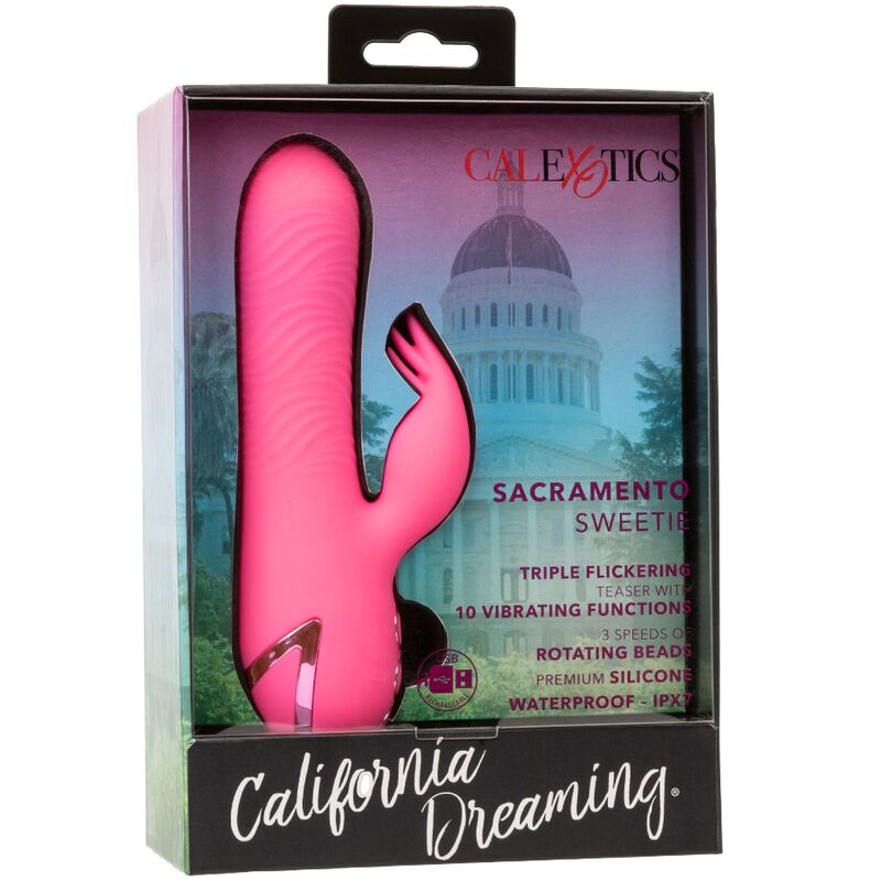Calexotics-Sacramento Sweetie Vibrator Rabbit Rosa della California 10 Calexotics-Sacramento Sweetie Vibrator Rabbit Rosa della California · Vibratori (imaginea 10)