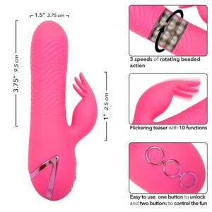 Calexotics-Sacramento Sweetie Vibrator Rabbit Rosa della California 17 Calexotics-Sacramento Sweetie Vibrator Rabbit Rosa della California · Vibratori (imaginea 7)