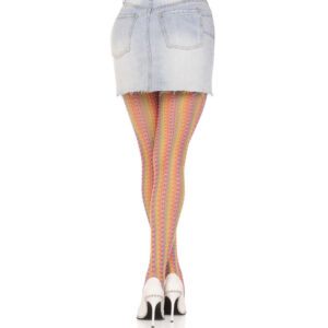 Leg Avenue Hosiery-Calze Multicolor Crochet · Lingerie sexy donna (immagine 4)