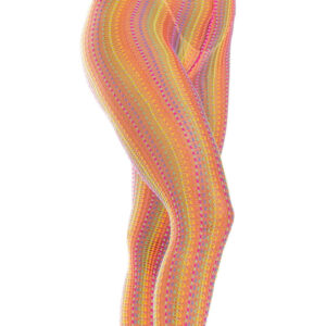 Leg Avenue Hosiery-Calze Multicolor Crochet · Lingerie sexy donna (immagine 3)