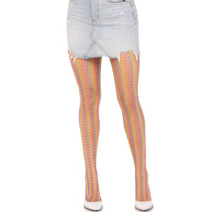 Leg Avenue Hosiery-Calze Multicolor Crochet · Lingerie sexy donna
