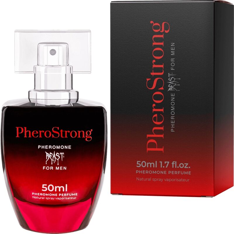 Pherostrong-Profumo con Feromoni Beast per Uomini 50 ml
