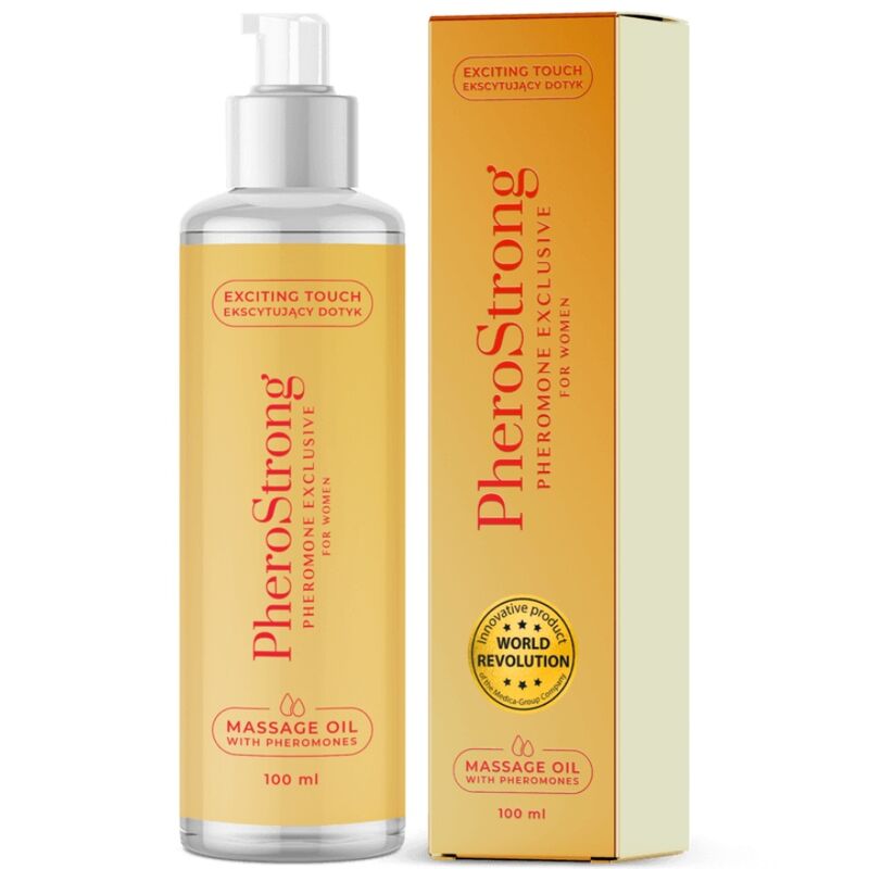 Pherostrong-Olio da Massaggio Esclusivo per Donna 100 ml 1 Pherostrong-Olio da Massaggio Esclusivo per Donna 100 ml · Massaggio erotico