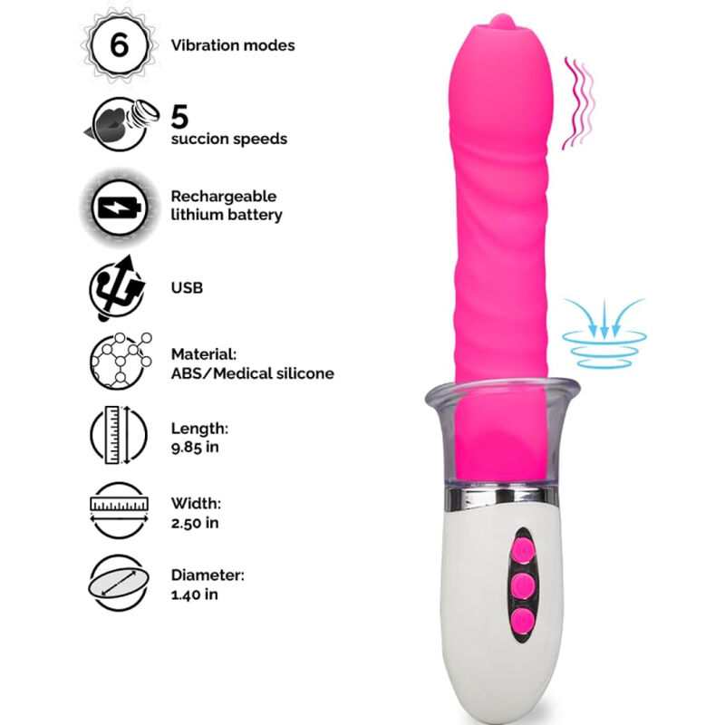 Armony-Liberty Vibrator con funzione di spinta
