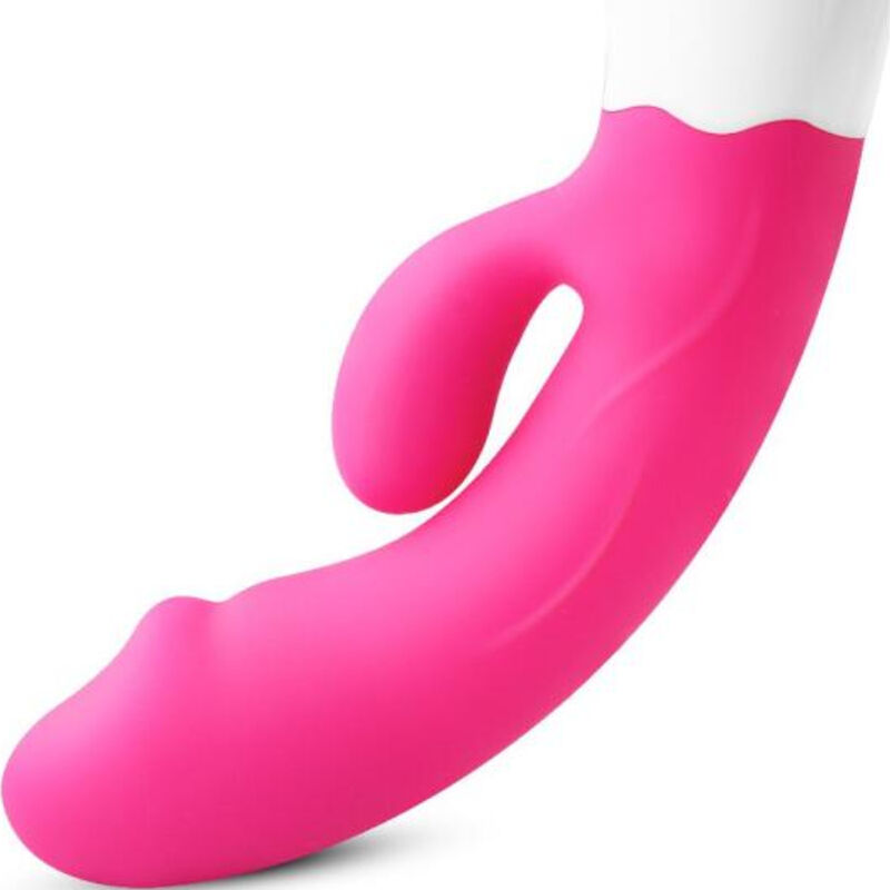 Armony-Happy Vibratore Ricaricabile Fucsia Stimolatore-Silicone, 12