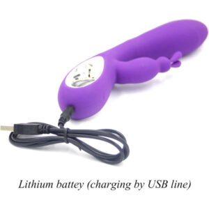 Armony-Bella Violet Rabbit Pull Ring Vibratore-Silicone, 10 velocità · Vibratori (immagine 3)
