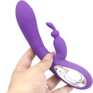 Armony-Bella Violet Rabbit Pull Ring Vibrator-Silicone, 10 velocità
