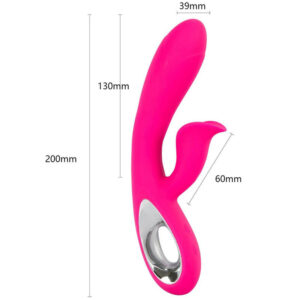 Armony Daro Vibratore & Stimolatore con Anello Fucsia-Silicone, 12 · Vibratori (imaginea 3)