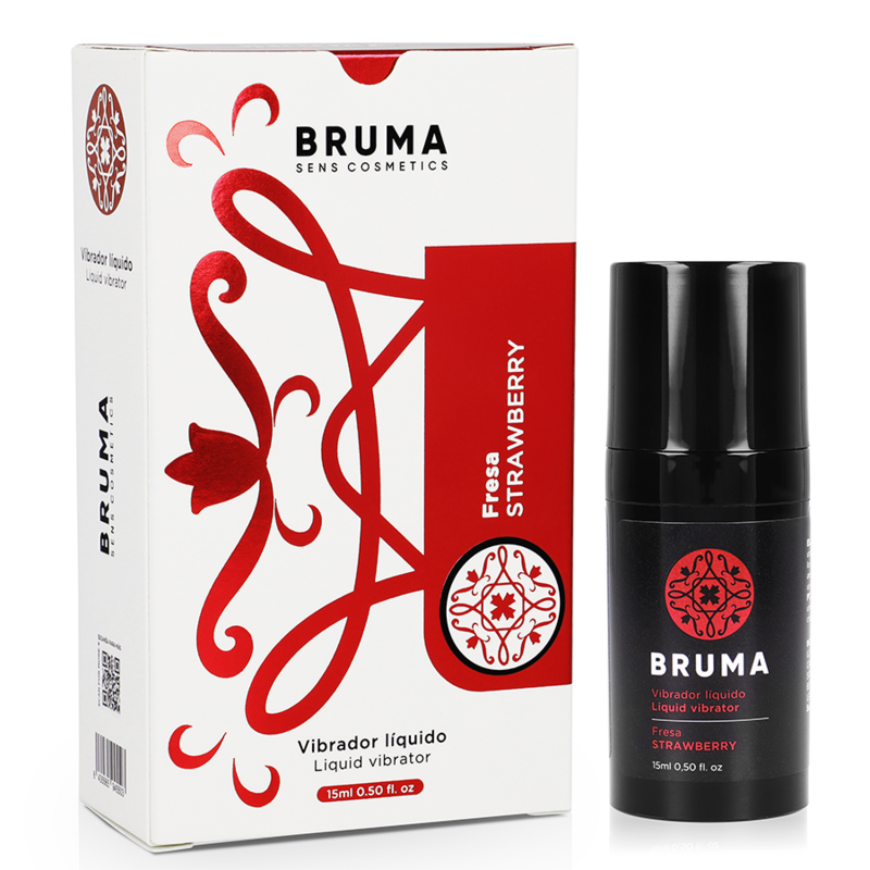 Bruma-Vibratore Liquido Ultra Sliding Fragole 15 ml