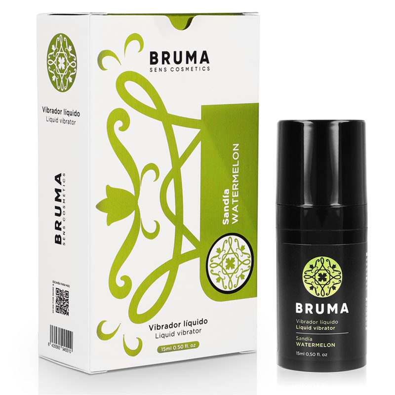 Bruma-Gel vibratore liquido ultra-scivolo melone Verde 15 ml