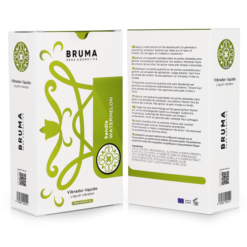 Bruma-Gel vibratore liquido ultra-scivolo melone Verde 15 ml 2 Bruma-Gel vibratore liquido ultra-scivolo melone Verde 15 ml · Afrodisiaci donna (immagine 2)