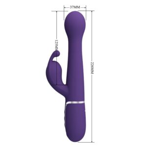 High Tech-Dejon Rabbit Vibratore 3 in 1 Multifunzione — PRETTY LOVE · Vibratori (immagine 14)
