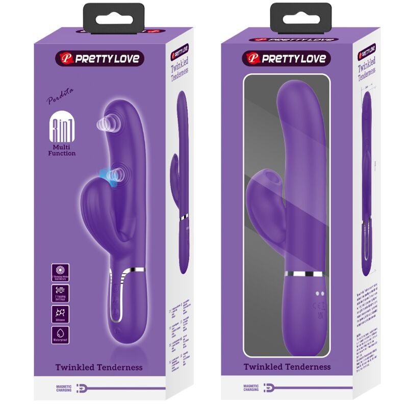 High Tech-Perlite Vibratore G-spot 3 in 1 Multifunzione — PRETTY LOVE · Vibratori (imaginea 10)