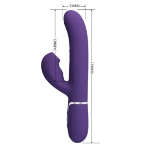 High Tech-Perlite Vibratore G-spot 3 in 1 Multifunzione — PRETTY LOVE · Vibratori (imaginea 7)